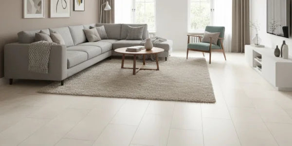 Cream Vinyl Flooring