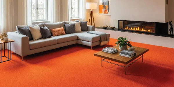 Orange carpets