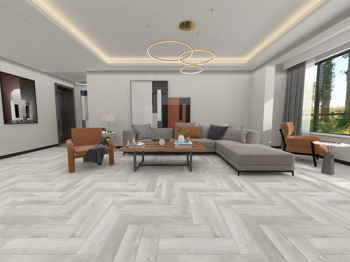 Amalia Herringbone Silver Oak