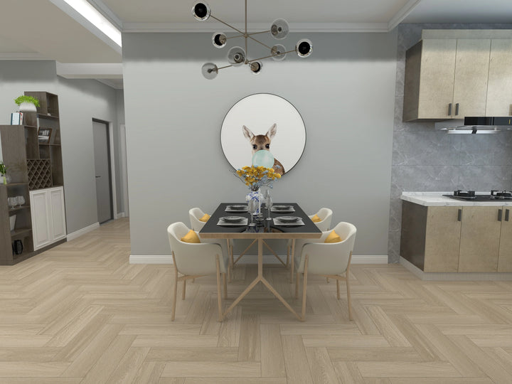 Amalia Herringbone Rustic Oak