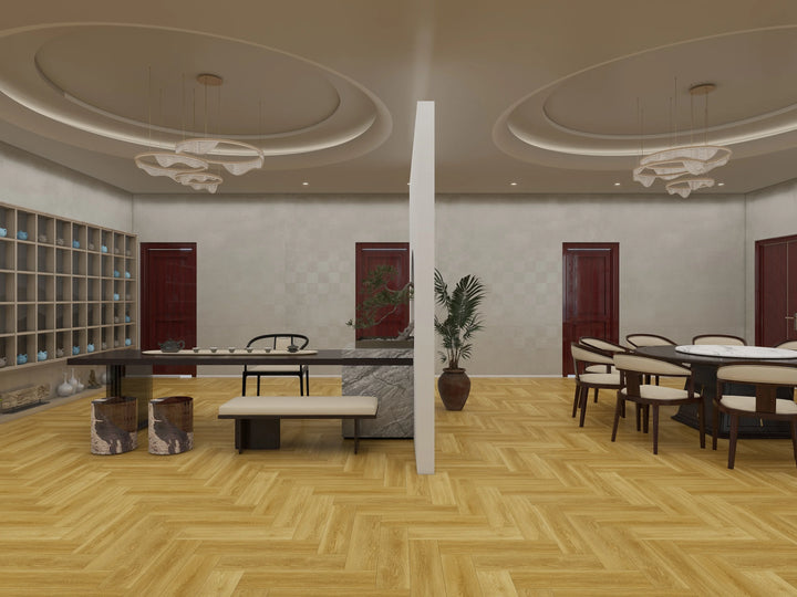 Amalia Herringbone Natural Oak